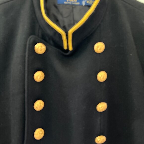 Vintage Polo Ralph Lauren ~ Wool Military Blazer Jacket ~ 12 ~ $598 - Picture 2 of 10